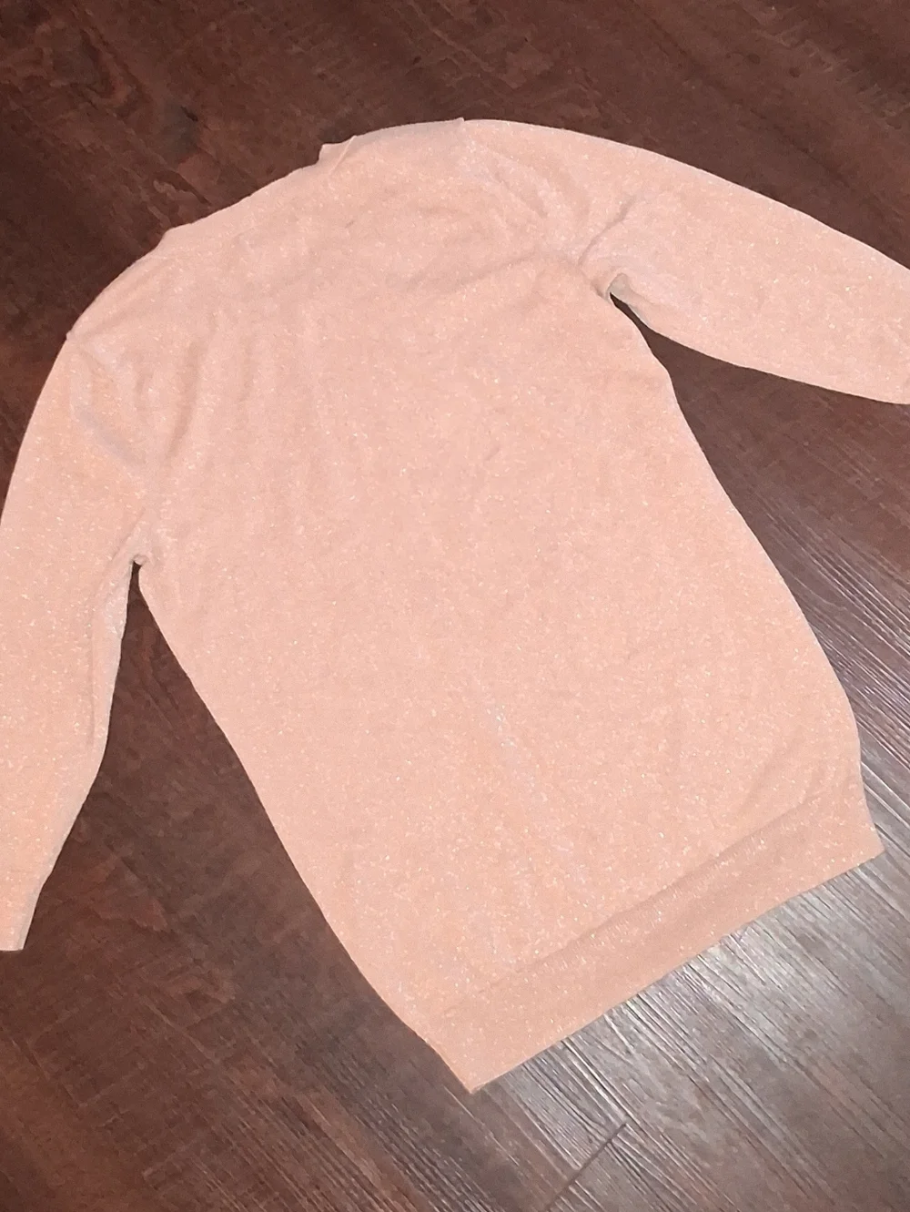 Shimmer Knit Crewneck Sweater - Shimmer Gold - Picture 7 of 7